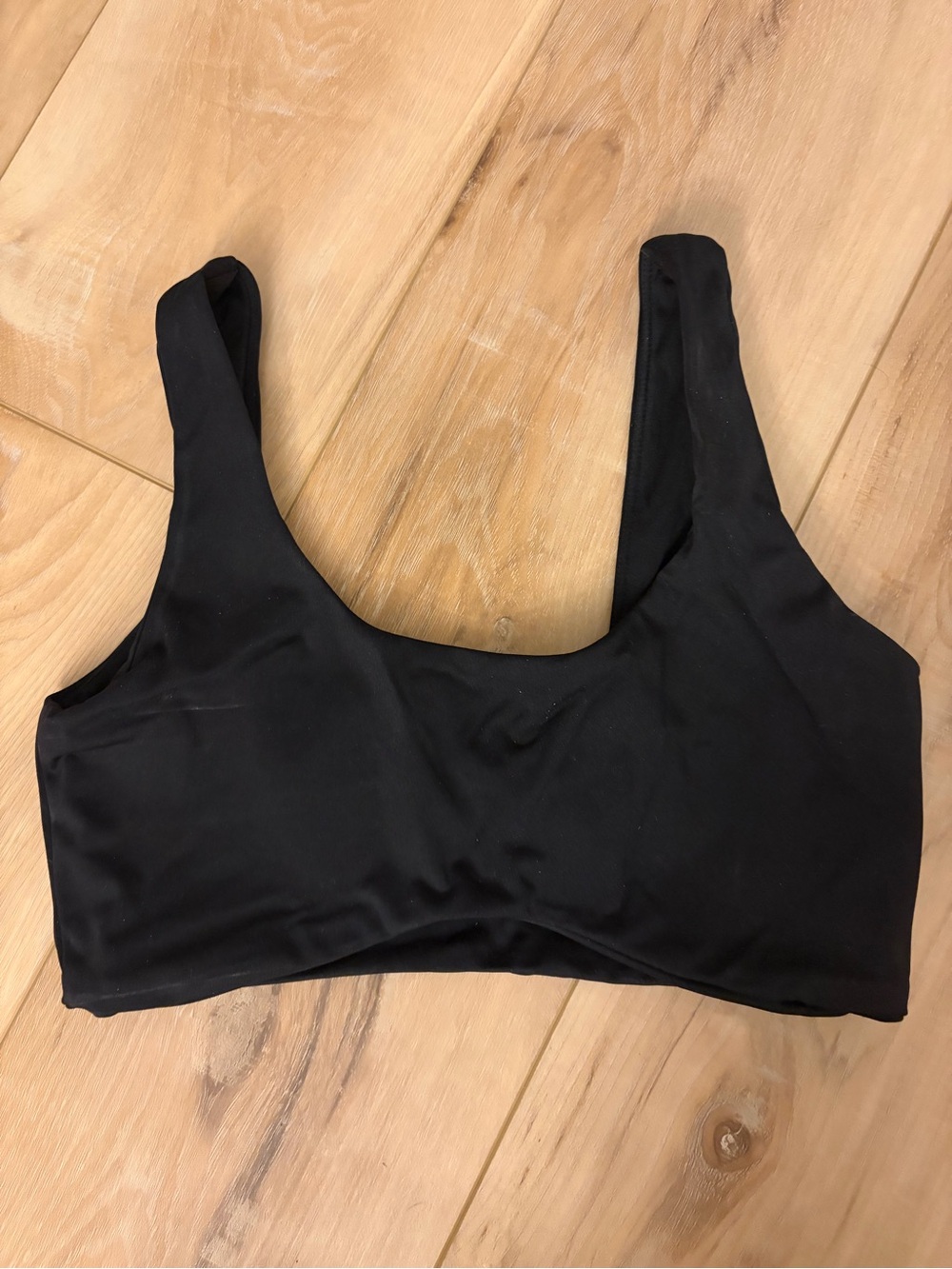 Alo Black Women's Scoop Neck Bralette